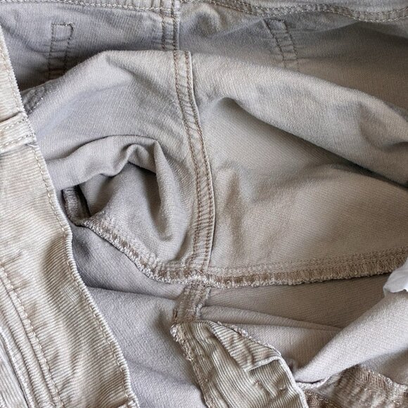 Old Navy Sweetheart Corduroy Pants Womens 10 Bootcut Beige Cowgirl Western Y2K - Picture 9 of 10